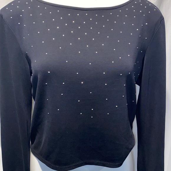 Bar III Sweaters - bar III embellished black sweater small